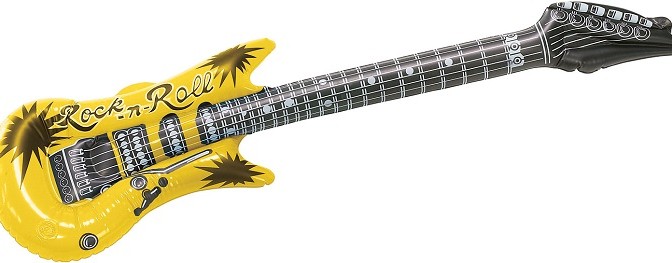Inflatable guitar