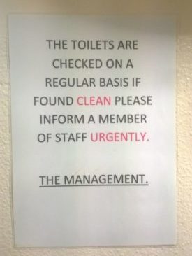 Gents sign