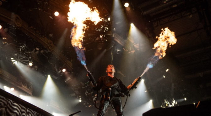 Iron Maiden flame thrower